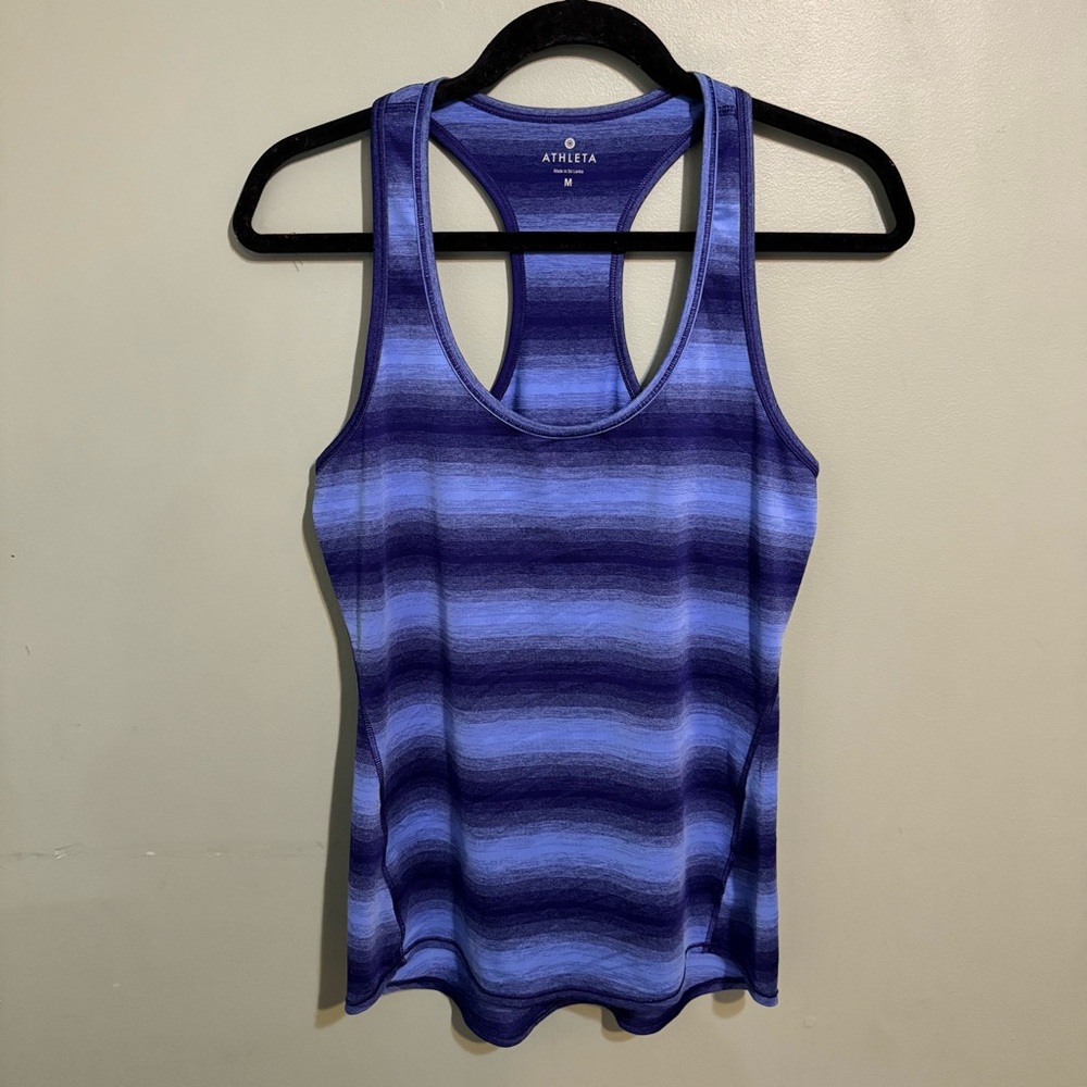 Athleta Women's Blue Gradient Tank Top